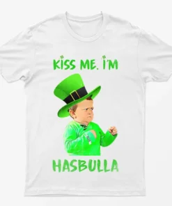 White Kiss Me I Am Hasbulla T-Shirt