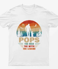 White Pops The Man The Myth The Legend Graphic T-Shirt
