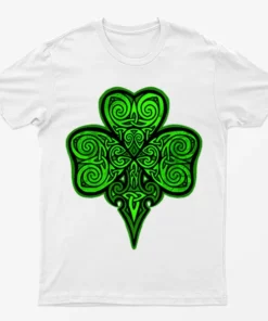 White Saint Patricks Day Graphic T-Shirt