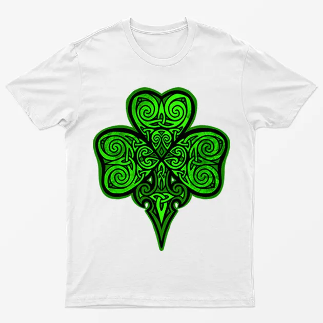 White Saint Patricks Day Graphic T-Shirt