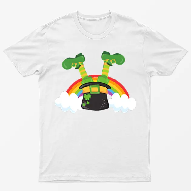 White St Patrick's Day Funny Hat T-Shirt