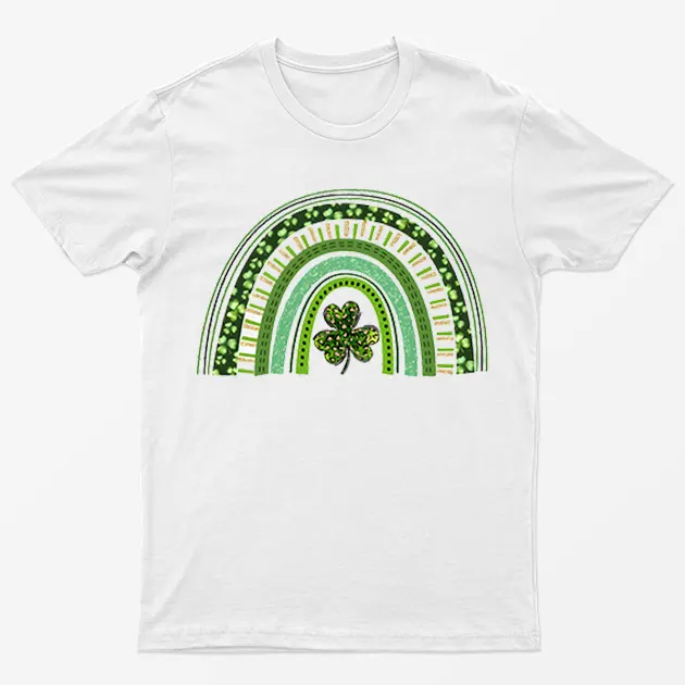 White St Patricks Day Graphic T-Shirt