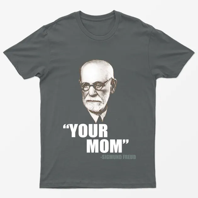 Charcoal Your Mom Graphic T-Shirt