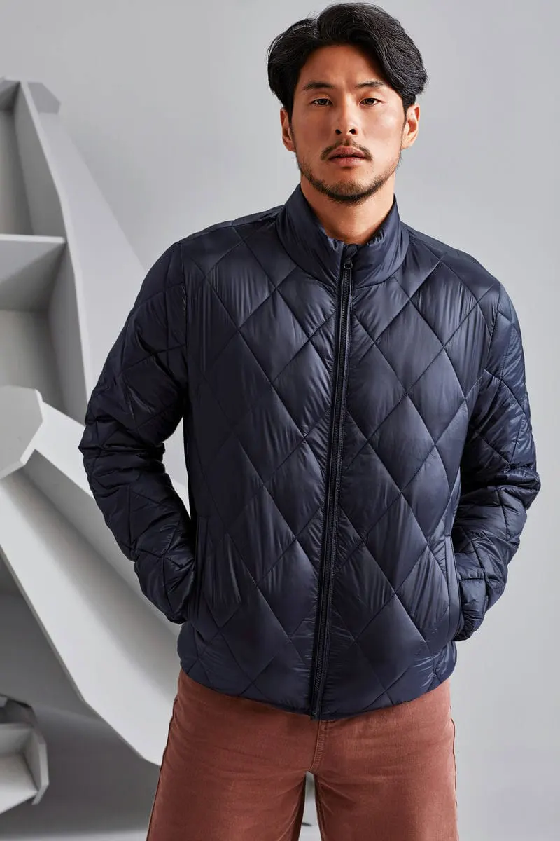 2786 Mens Diamond Pane Padded Jacket