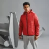 2786 Mens Honeycomb Hooded Jacket