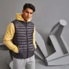 2786 Mens Melange Padded Gilet