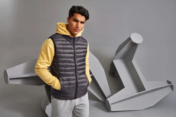 2786 Mens Melange Padded Gilet