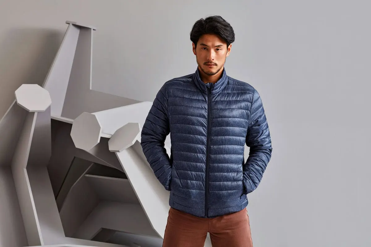 2786 Mens Melange Padded Jacket