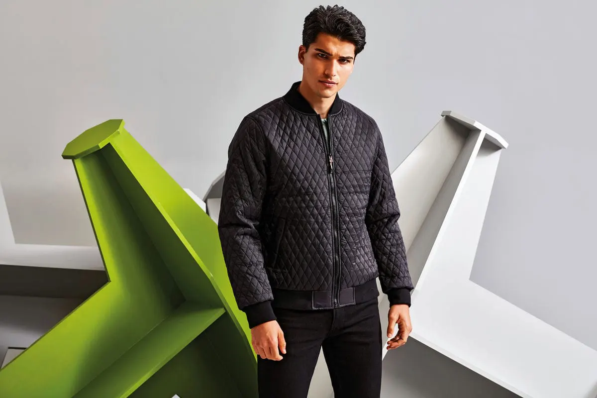2786 Mens Quilted Flight Jacket