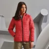 2786 Womens Honeycomb Hooded Jacket