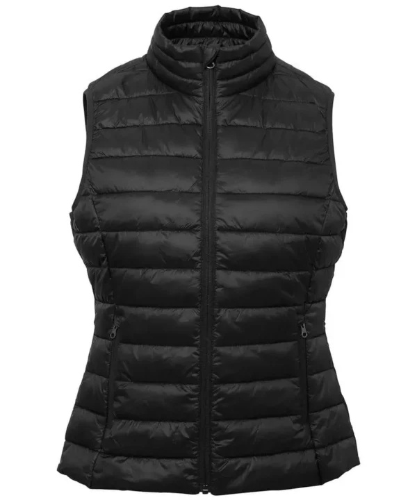 2786 Womens Terrain Padded Gilet In Black