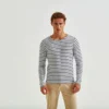 Asquith & Fox Mens Mens Marinière Coastal Long Sleeve Tee