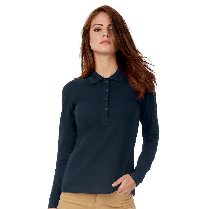 B&C Collection Safran Pure Long Sleeve Women