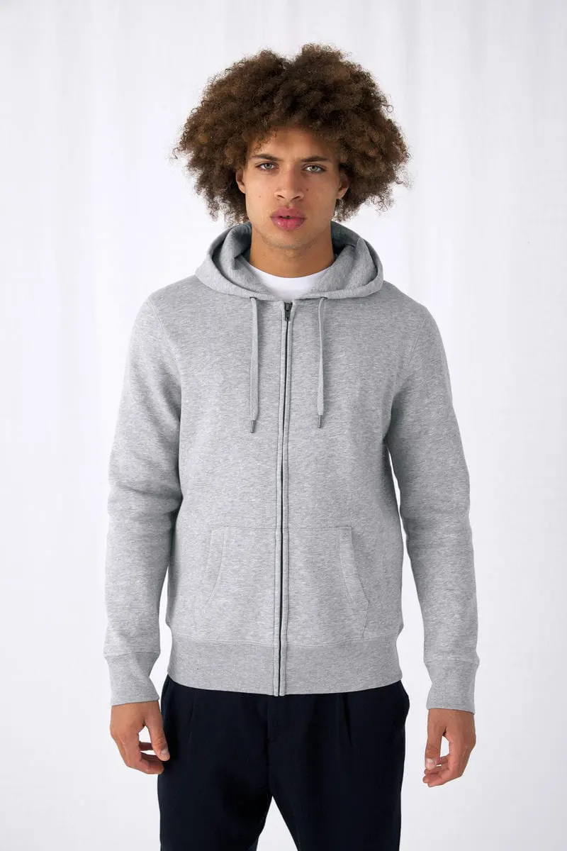 B&C Collection Mens King Zipped Hood