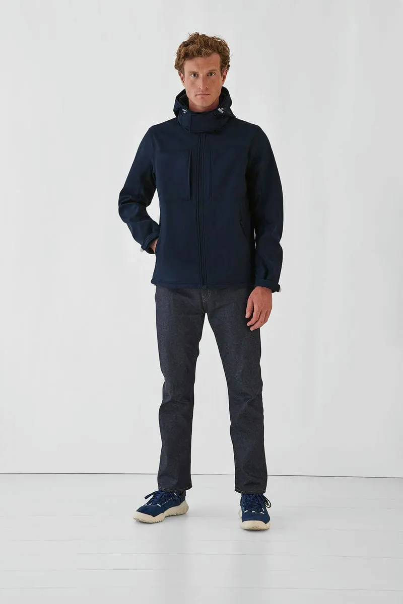 B&C Collection Mens Hooded Softshell And Men