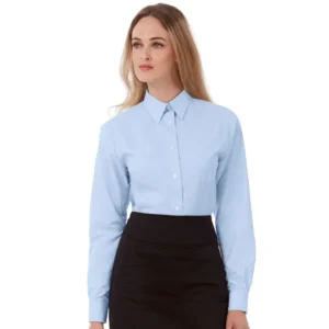 B&C Collection Oxford Long Sleeve And Women