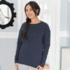 Comfy Co Womens Gals Oversized Sweatshirt