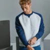 Russell Europe Mens Authentic Baseball Sweatshirt