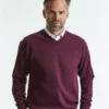 Russell Europe Mens V Neck Sweatshirt