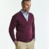 Russell Europe Mens Fleece Cardigan