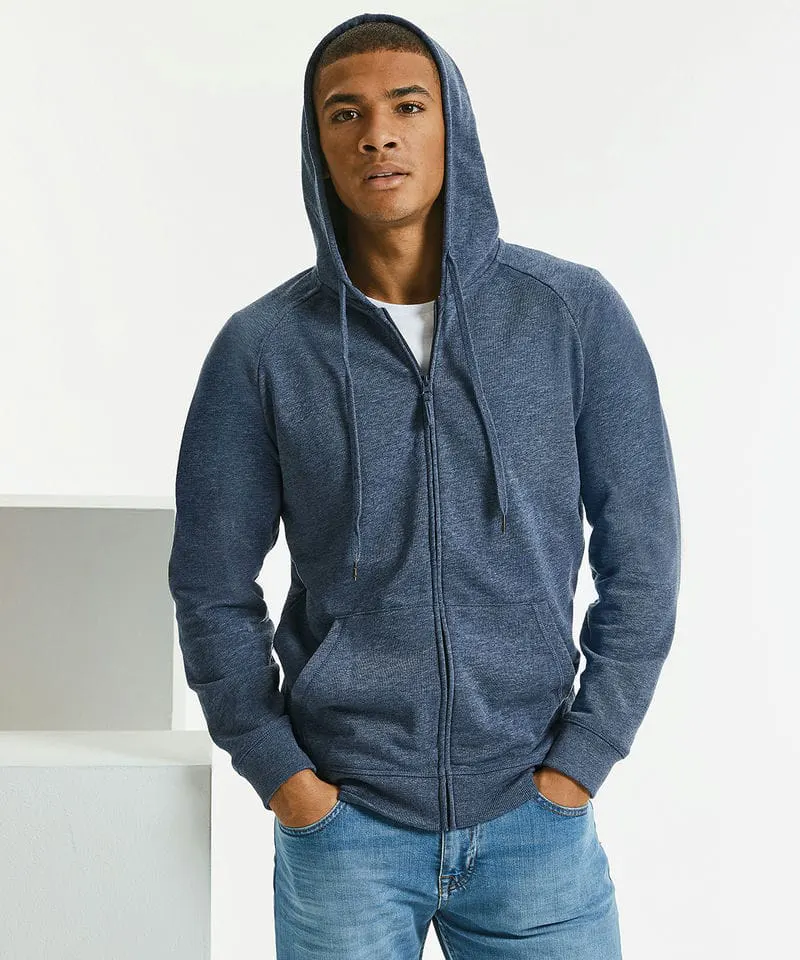 Russell Europe Mens Hd Zipped Hood Sweatshirt