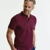 Russell Europe Mens Tailored Stretch Polo
