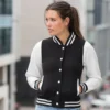 Awdis Just Hoods Womens Varsity Jacket