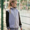 Awdis Just Hoods Unisex Kids Urban Varsity Zoodie