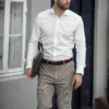Nimbus Mens Portland Slim Fit Super Non Iron Business Shirt