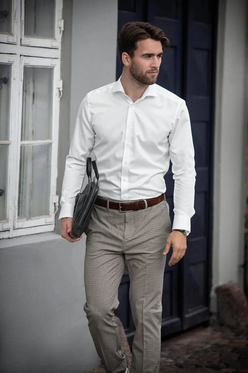 Nimbus Mens Portland Slim Fit Super Non Iron Business Shirt