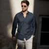 Nimbus Mens Torrance Modern Fit Raw And Stylish Denim Shirt