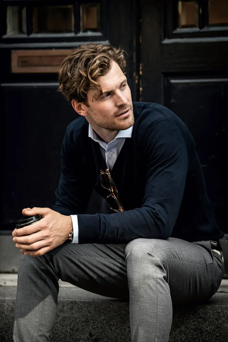 Nimbus Mens Brighton Elegant V Neck Knit