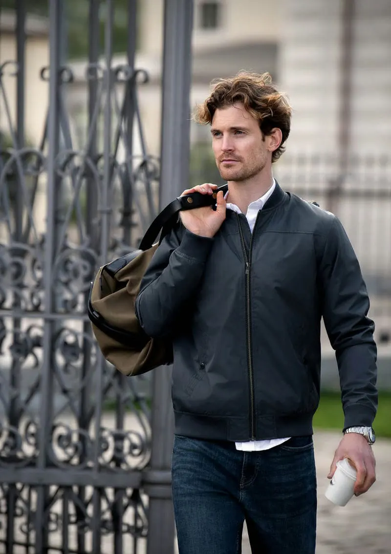 Nimbus Mens Bleecker Authentic Bomber Jacket