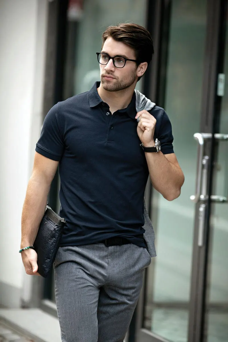 Nimbus Mens Harvard Classic Stretch Deluxe Polo