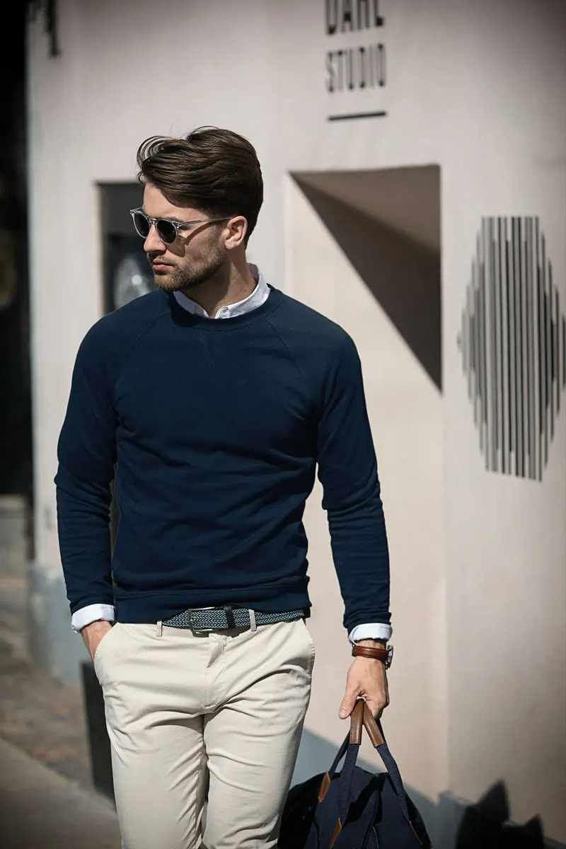 Nimbus Mens Newport Luxury Lightweight Crewneck