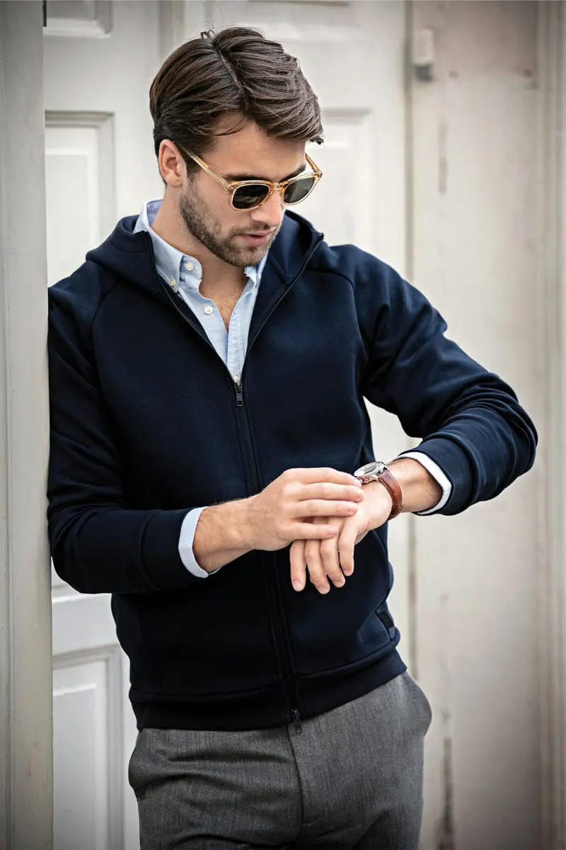 Nimbus Mens Hampton Premium Double Faced Hoodie