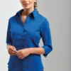 Premier Womens ¾ Sleeve Poplin Blouse