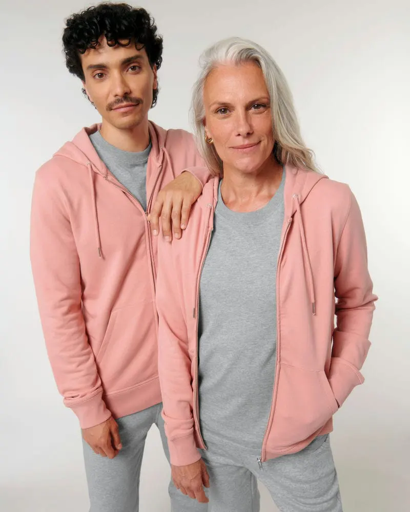 Stanley And Stella Unisex Connector Essential Zip Thru Hoodie Sweatshirt Stsu820