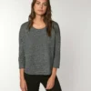 Stanley And Stella Womens Waver Slub Womens 3/4 Sleeve Dropped Shoulder T Shirt Sttw114