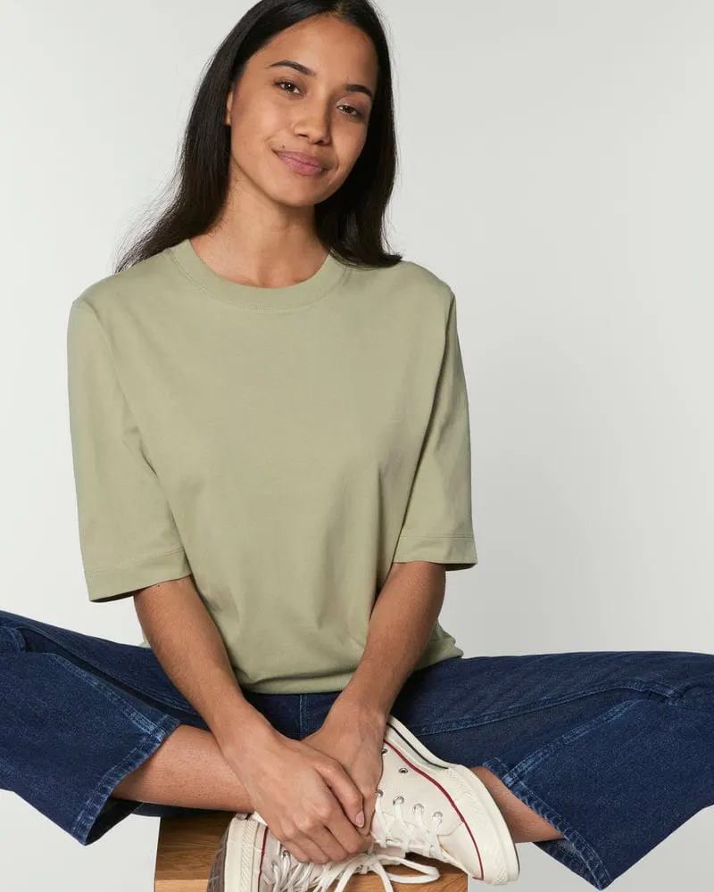 Stanley And Stella Fringer Womens Boxy Heavy T Shirt Sttw054