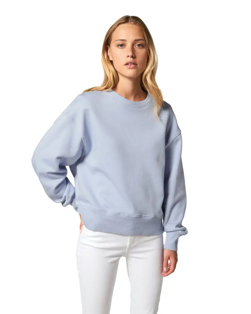 Stanley And Stella Mens Radder Oversized Brushed Crewneck Stsu857