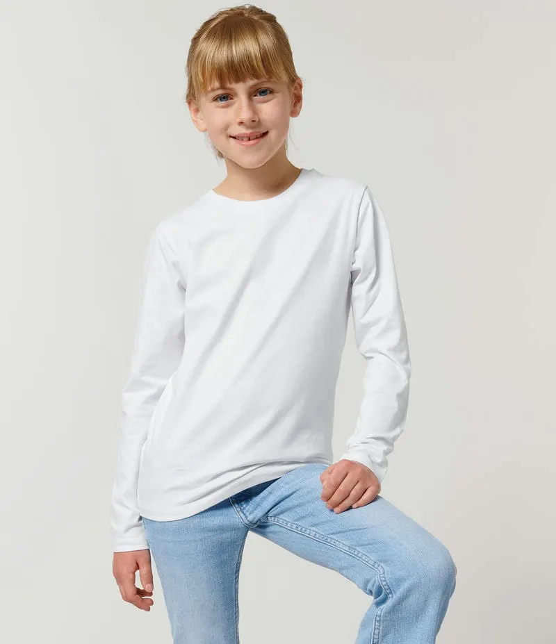 Stanley And Stella Unisex Mini Hopper Long Sleeve Kids T Shirt Sttk907