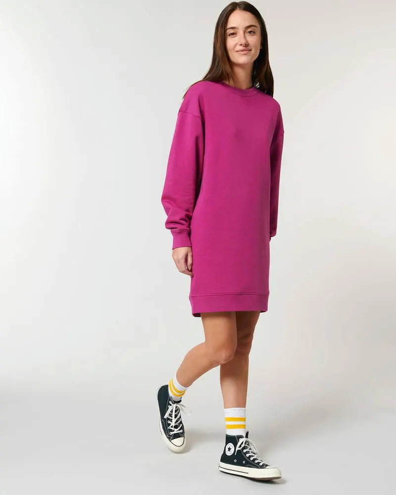 Stanley And Stella Kicker Womens Crew Neck Oversized Dress Stdw161