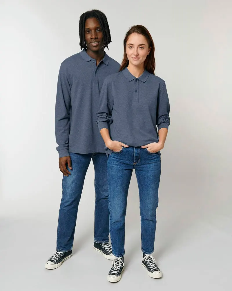 Stanley And Stella Prepster Long Sleeve Unisex Polo Stpu332