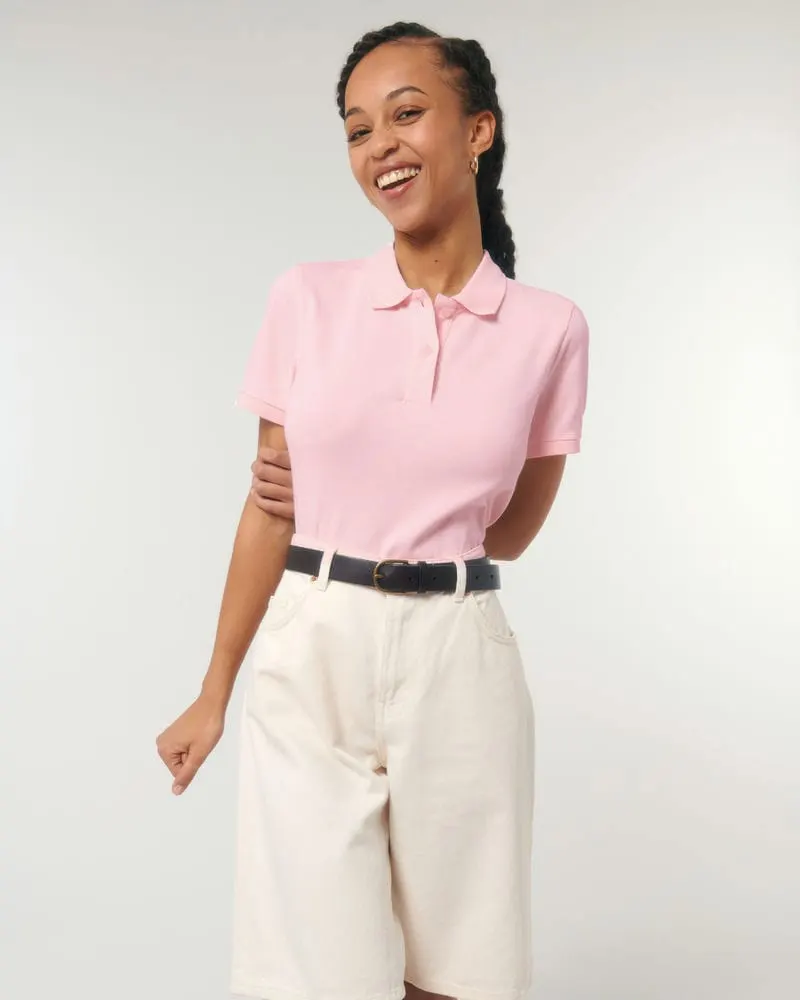 Stanley And Stella Elliser Womens Fitted Pique Short Sleeve Polo Stpw333