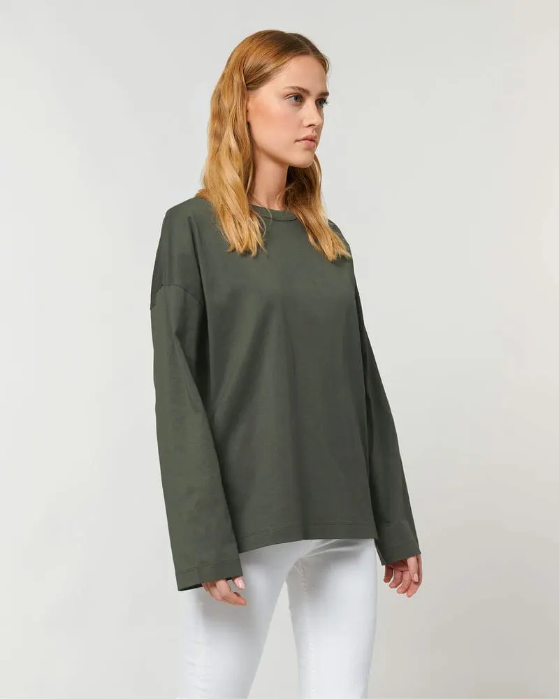 Stanley And Stella Unisex Triber Oversized Long Sleeve T Shirt STTW790