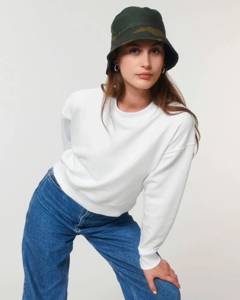 Stanley And Stella Cropster Terry Womens Cropped Crew Neck Sweatshirt Stsw873