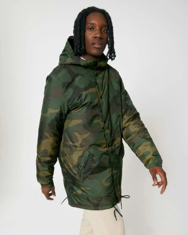 Stanley And Stella Unisex Padded Parka Aop Jacket Stju946