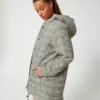 Stanley And Stella Unisex Padded Parka Tweed Jacket Stju947