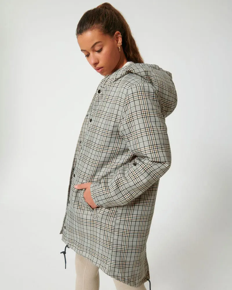 Stanley And Stella Unisex Padded Parka Tweed Jacket Stju947